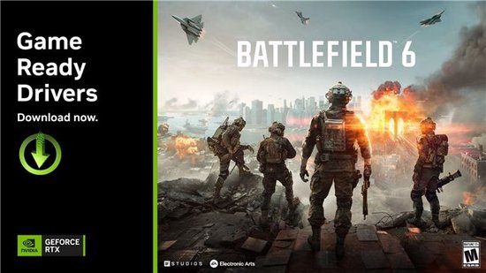 Alien: Rogue Incursion和《战地风云 6》(Battlefield 6)首发支持DLSS 4，全新GeForce Game Ready驱动及FBC: Firebreak更新